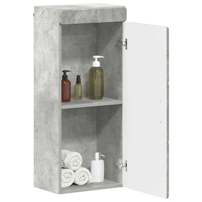 Armadio da bagno a muro TULUM Grigio cemento 37 x 24,5 x 86 cm