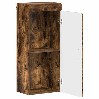 Armadio da bagno a muro TULUM Rovere fumÃ© 37 x 24,5 x 86 cm