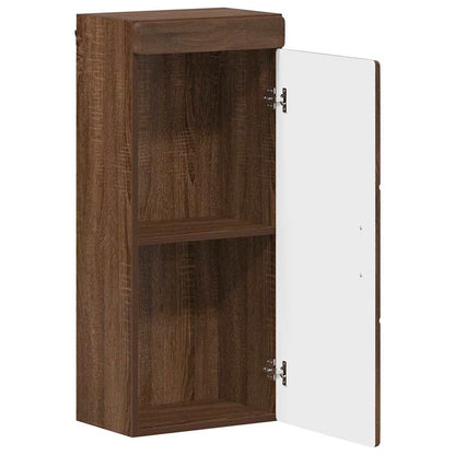 Armadio da bagno a muro TULUM Rovere Marrone 37 x 24,5 x 86 cm