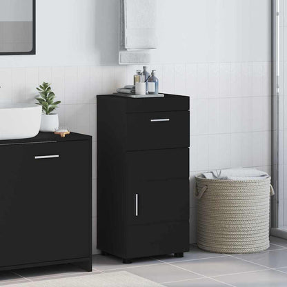 Set di Armadi da Bagno TULUM Nero 37 x 31,5 x 82 cm