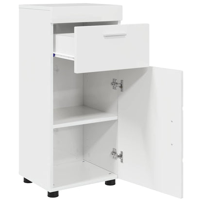 Set di Armadi da Bagno TULUM Bianco Lucido 37 x 31,5 x 82 cm