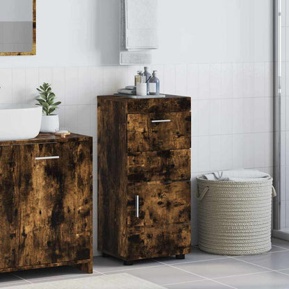 Set di Armadi da Bagno TULUM Rovere fumé 37 x 31,5 x 82 cm