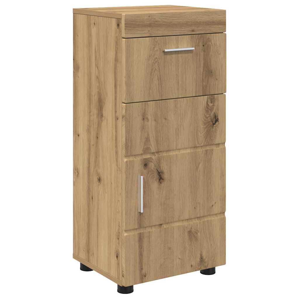 Set di Armadi da Bagno con cassetto TULUM Rovere artigianale