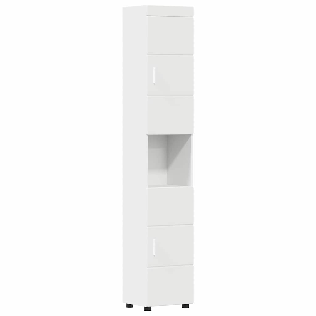 Set di Armadi da Bagno TULUM Bianco 37 x 31,5 x 203 cm