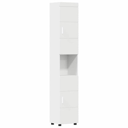 Set di Armadi da Bagno TULUM Bianco 37 x 31,5 x 203 cm