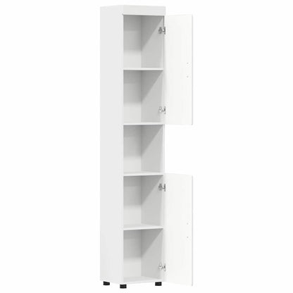 Set di Armadi da Bagno TULUM Bianco 37 x 31,5 x 203 cm