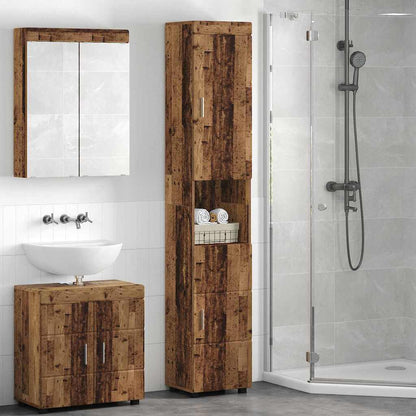 Set di Armadi da Bagno TULUM Legno vecchio 37 x 31,5 x 203 cm