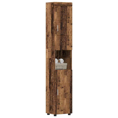 Set di Armadi da Bagno TULUM Legno vecchio 37 x 31,5 x 203 cm