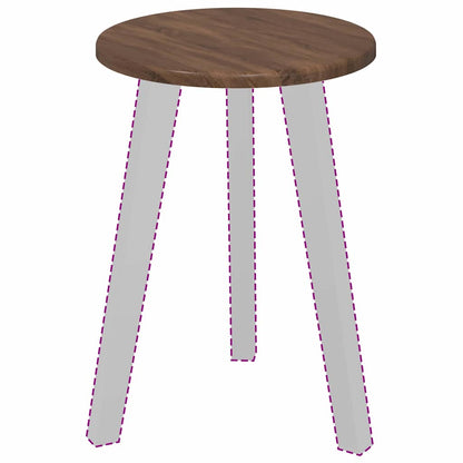 Piano del tavolo Rovere marrone 30 x 30 x 1,5 cm