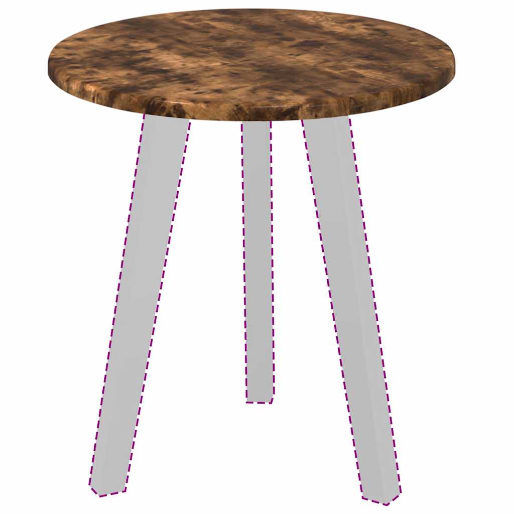 Piano del tavolo Rovere fumo 40 x 40 x 1,5 cm Legno multistrato