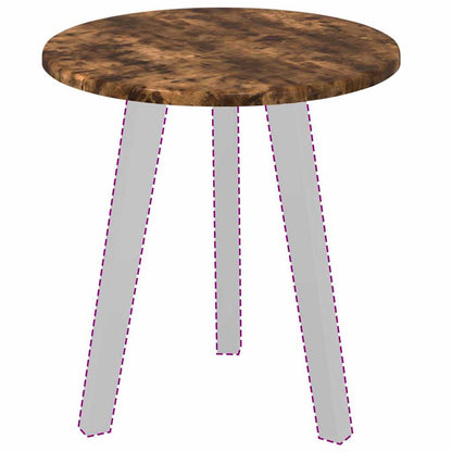 Piano del tavolo Rovere fumo 40 x 40 x 1,5 cm Legno multistrato