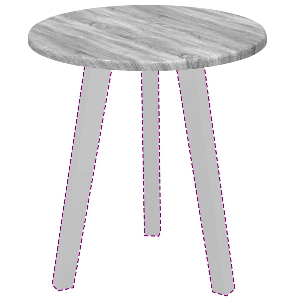 Piano del tavolo Grigio sonoma 40 x 40 x 1,5 cm
