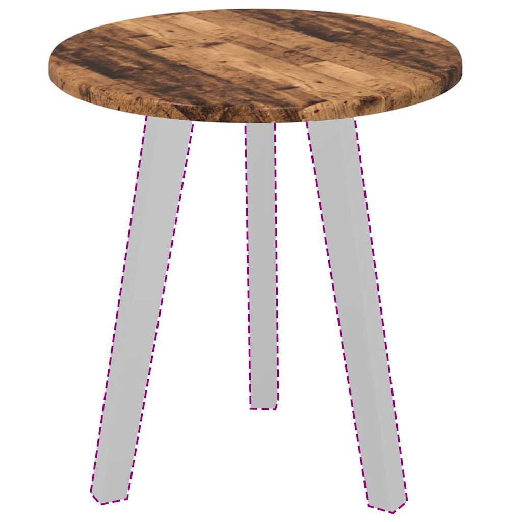Piano del tavolo Legno vecchio 40 x 40 x 1,5 cm