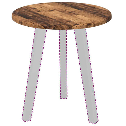 Piano del tavolo Legno vecchio 40 x 40 x 1,5 cm