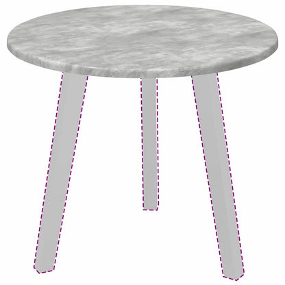 Piano del tavolo Grigio cemento 50 x 50 x 1,5 cm