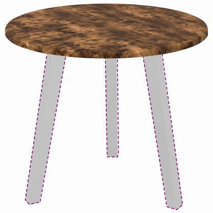 Piano del tavolo Rovere fumo 50 x 50 x 1,5 cm Legno multistrato
