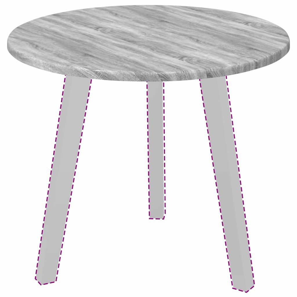 Piano del tavolo Grigio sonoma 50 x 50 x 1,5 cm