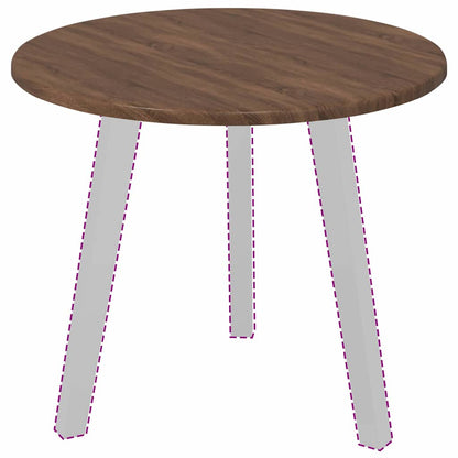 Piano del tavolo Rovere marrone 50 x 50 x 1,5 cm