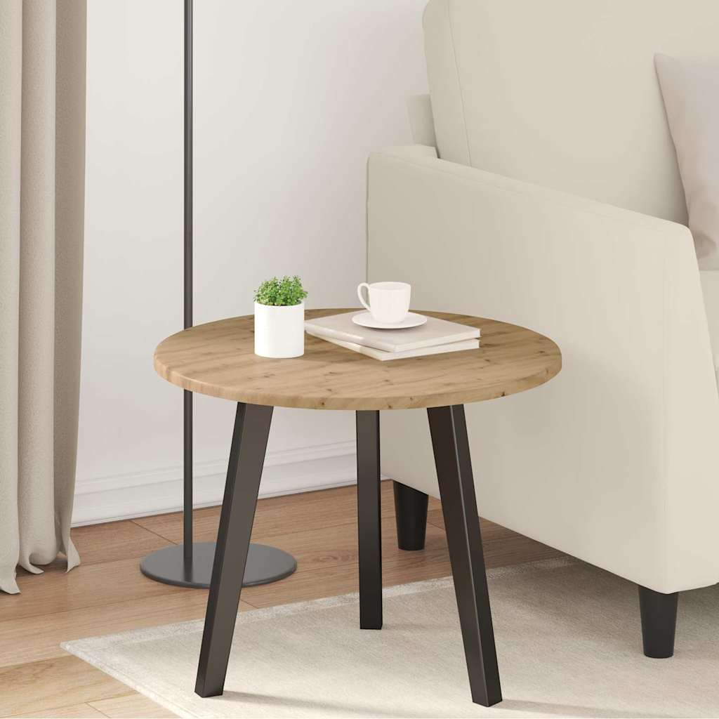 Piano del tavolo rovere artigianale 50 x 50 x 1,5 cm