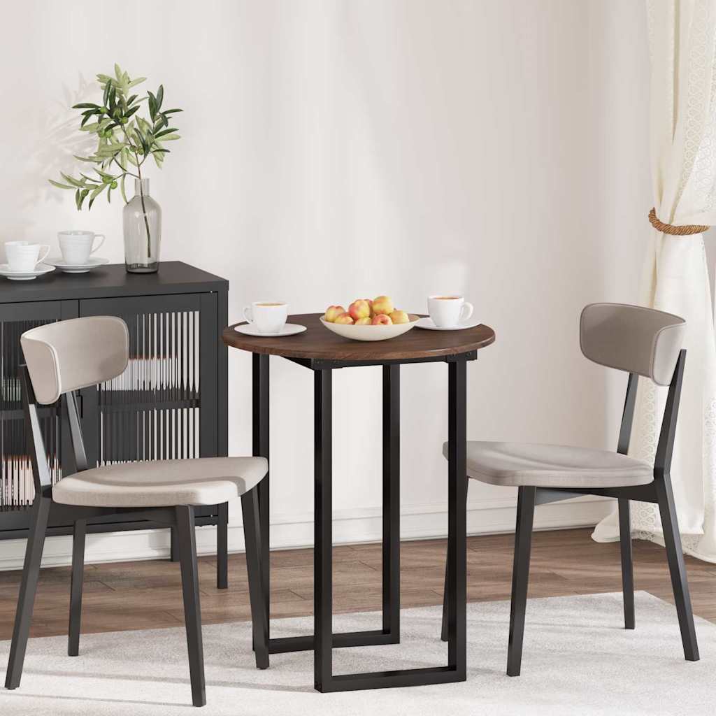 Piano del tavolo Rovere marrone 60 x 60 x 1,5 cm