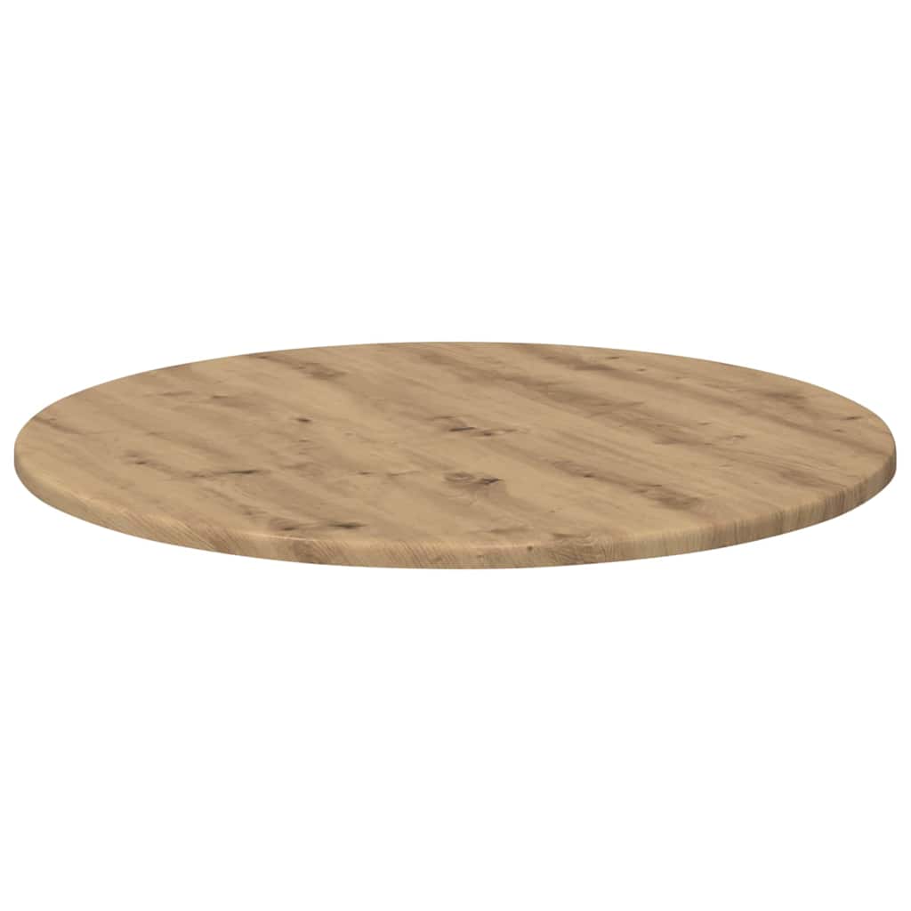 Piano del tavolo rovere artigianale 60 x 60 x 1,5 cm