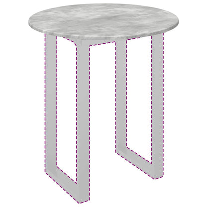 Piano del tavolo Grigio cemento 70 x 70 x 1,5 cm