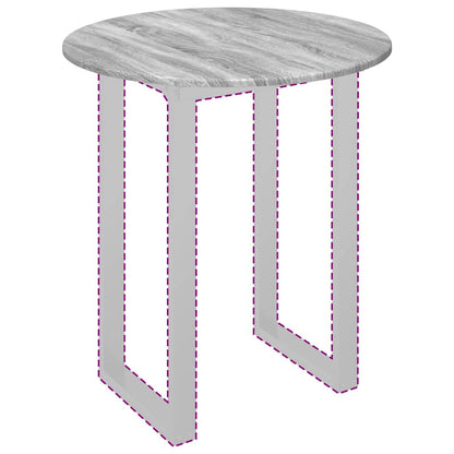 Piano del tavolo Grigio sonoma 70 x 70 x 1,5 cm