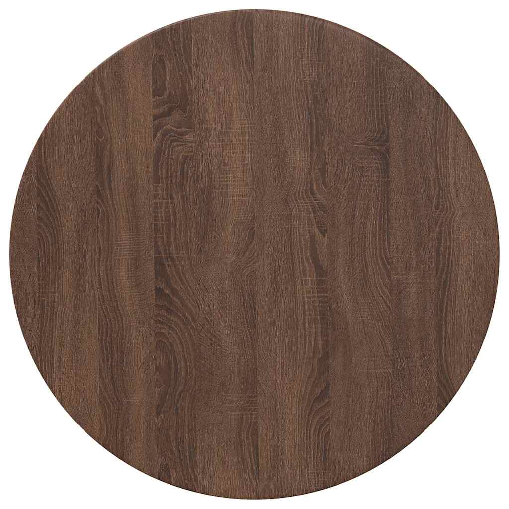 Piano del tavolo Rovere marrone 70 x 70 x 1,5 cm