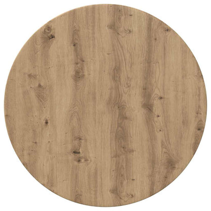 Piano del tavolo rovere artigianale 70 x 70 x 1,5 cm