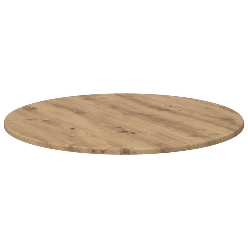 Piano del tavolo rovere artigianale 70 x 70 x 1,5 cm