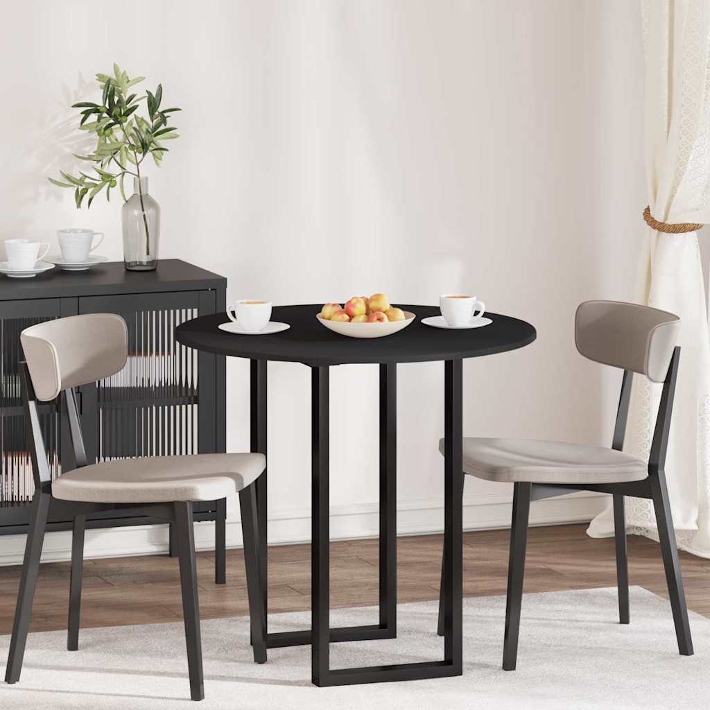 Piano del tavolo Nero 80 x 80 x 1,5 cm Legno multistrato