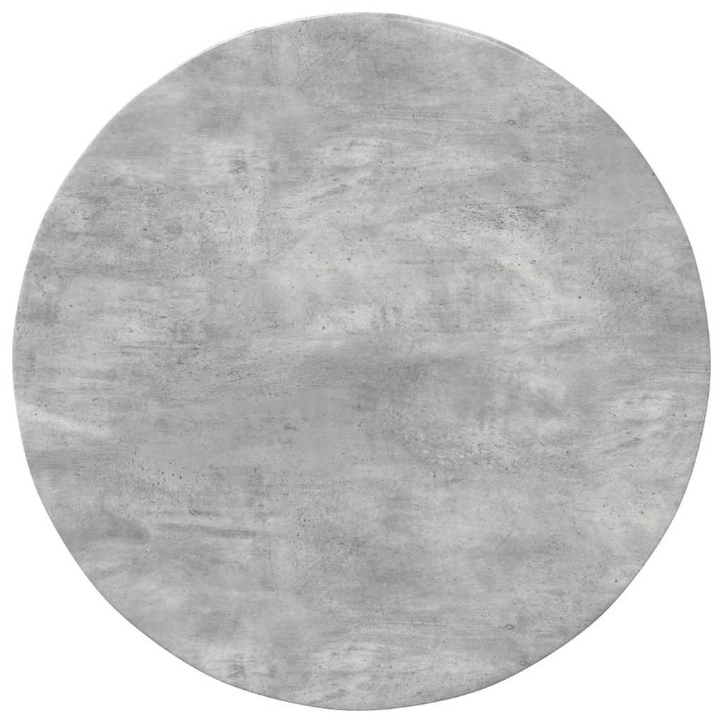 Piano del tavolo Grigio cemento 80 x 80 x 1,5 cm