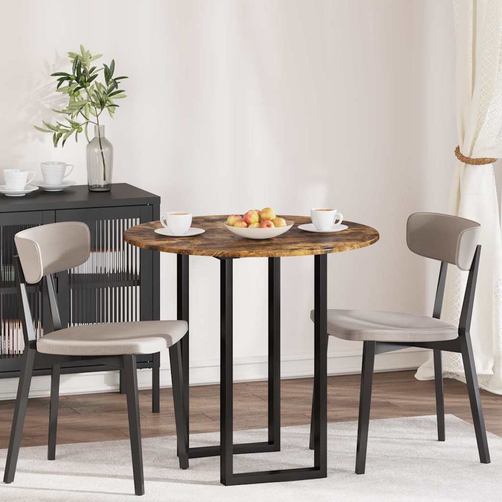 Piano del tavolo Rovere fumo 80 x 80 x 1,5 cm Legno multistrato