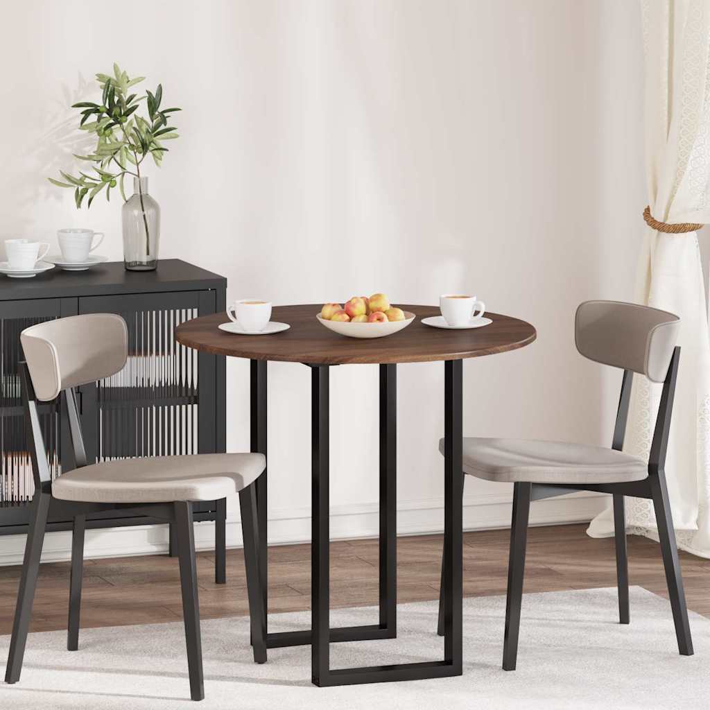 Piano del tavolo Rovere marrone 80 x 80 x 1,5 cm