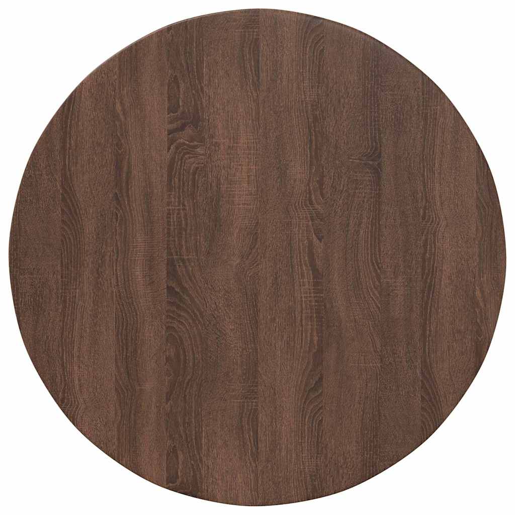 Piano del tavolo Rovere marrone 80 x 80 x 1,5 cm