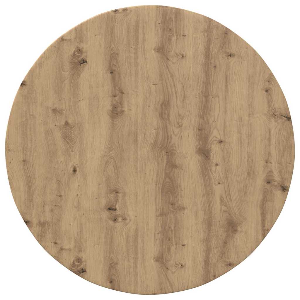 Piano del tavolo rovere artigianale 80 x 80 x 1,5 cm