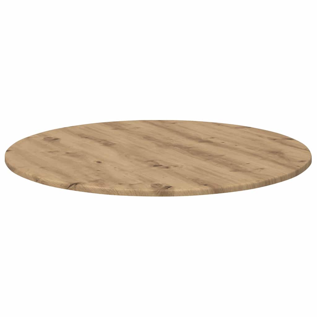 Piano del tavolo rovere artigianale 80 x 80 x 1,5 cm
