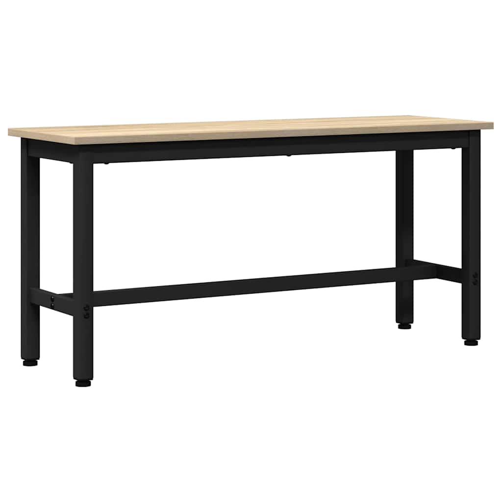 Panchina da pranzo Rovere Sonoma 100 x 32,5 x 48,5 cm