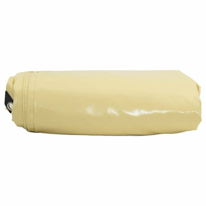 Telo 650g / mÂ² Beige 4 x 7 m Tela con rivestimento in PVC