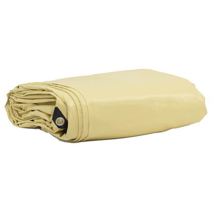 Telo 650g / mÂ² Beige 1,5 x 20 m Tela con rivestimento in PVC