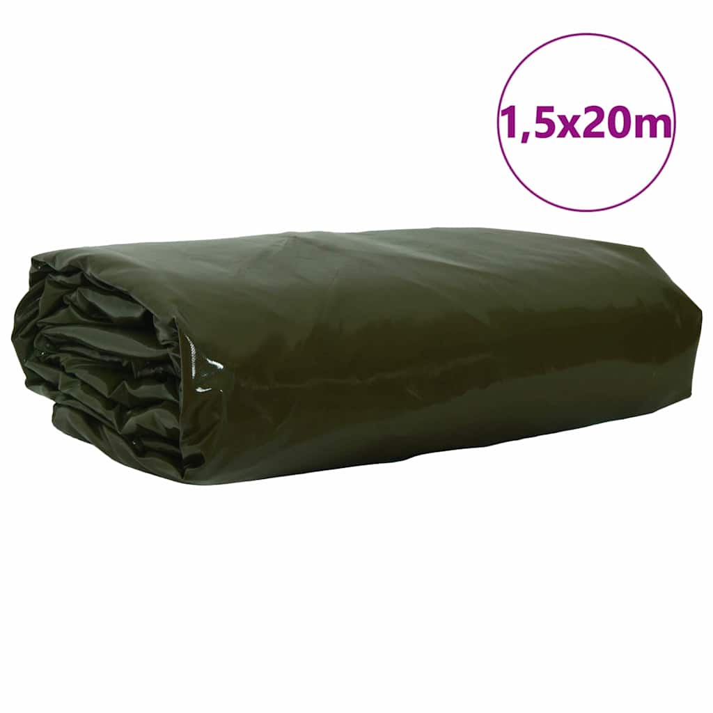 Telo 650g / mÂ² Verde oliva 1,5 x 20 m