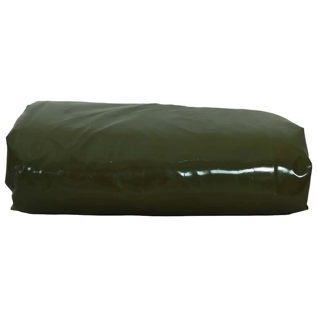 Telo 650g / mÂ² Verde oliva 5 x 8 m Tela con rivestimento in PVC