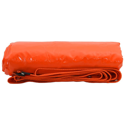 Telo 650g / mÂ² Arancione 3 x 5 m Tela con rivestimento in PVC