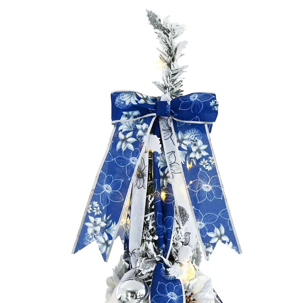 Albero di Natale artificiale con 100 LED Bianco 150 cm PVC