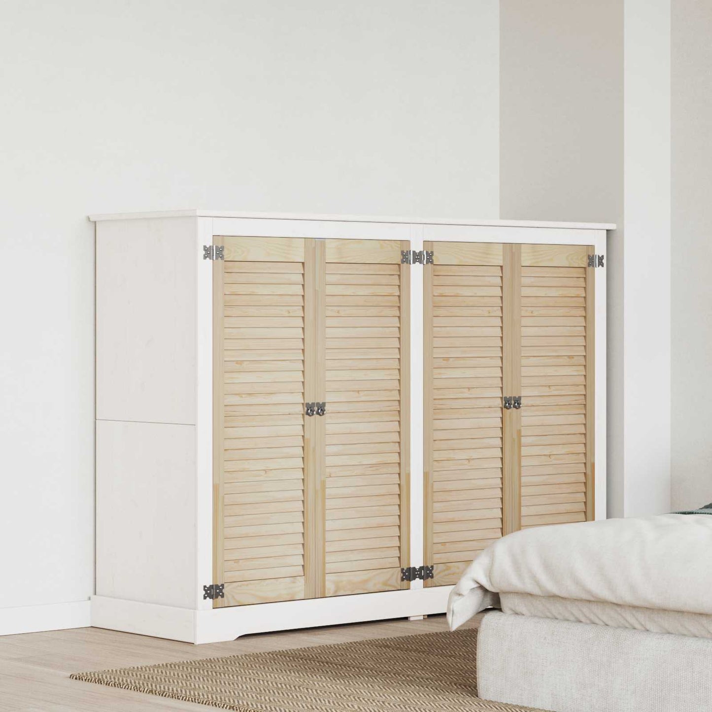 Porta per Armadio con porta 4 pcs Naturale 110 x 2,1 x 39,5 cm