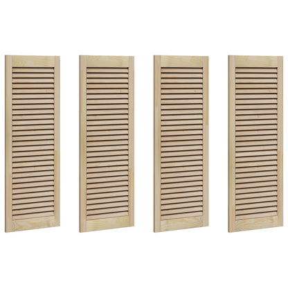 Porta per Armadio con porta 4 pcs Naturale 110 x 2,1 x 39,5 cm