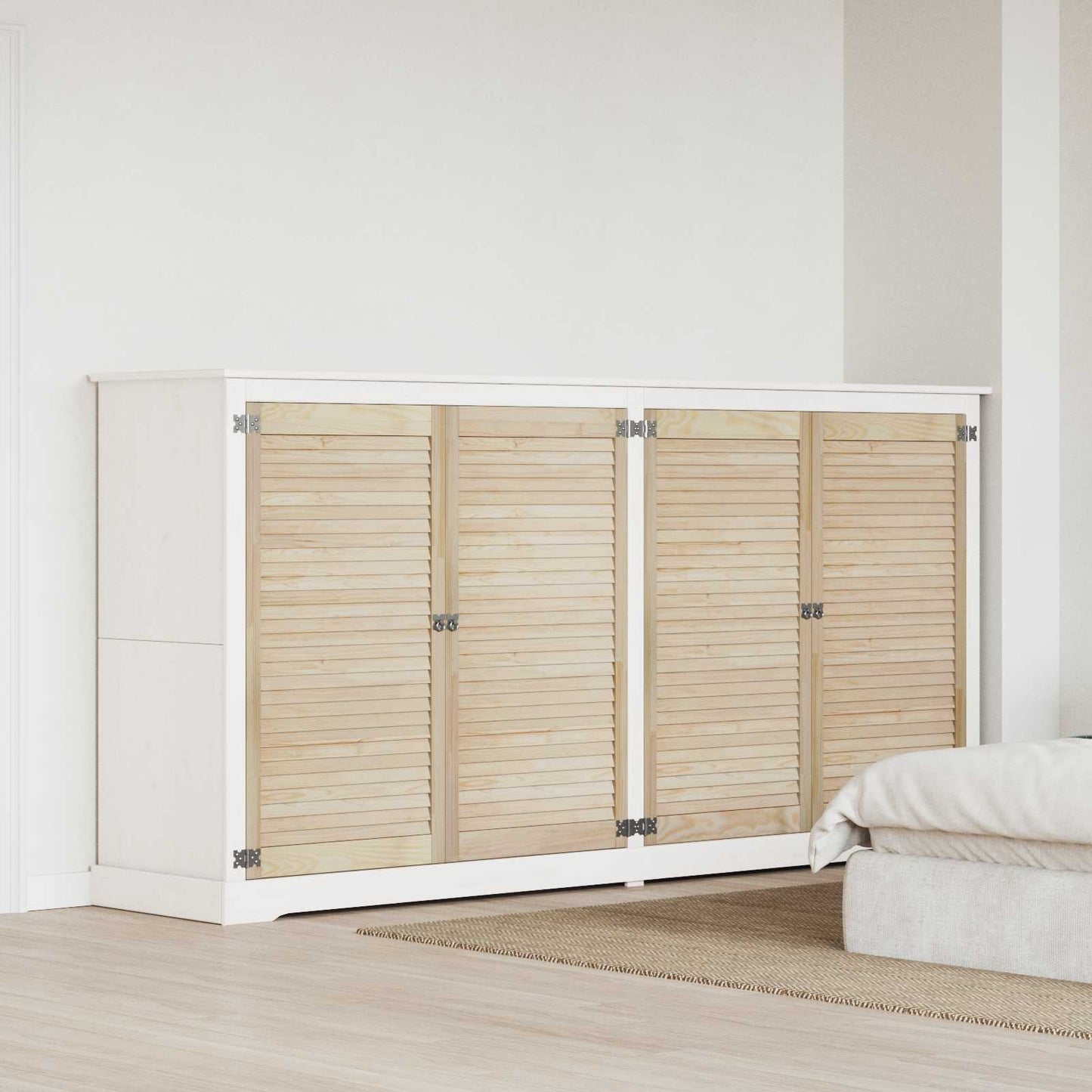 Porta per Armadio con porta 4 pcs Naturale 110 x 2,1 x 59,5 cm