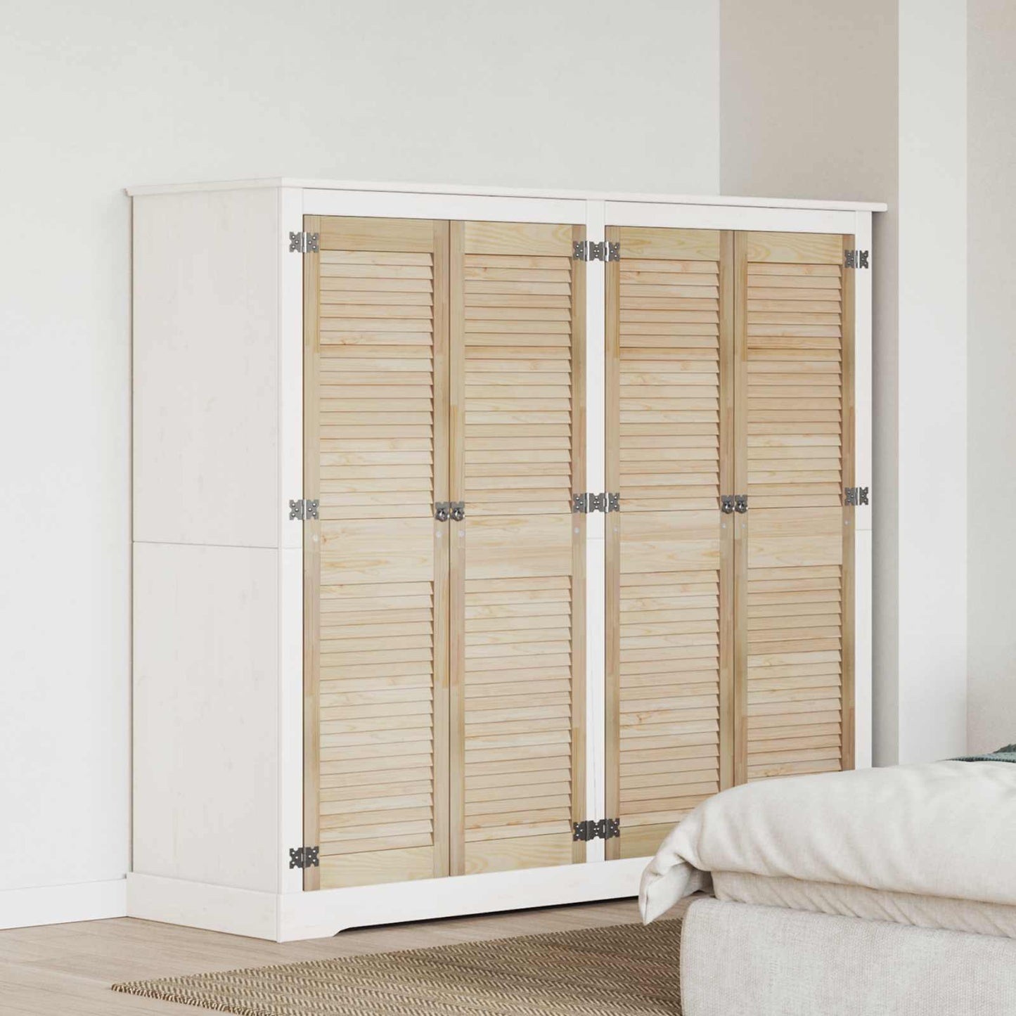 Porta per Armadio 4 pcs Naturale 140,5 x 2,1 x 39,5 cm