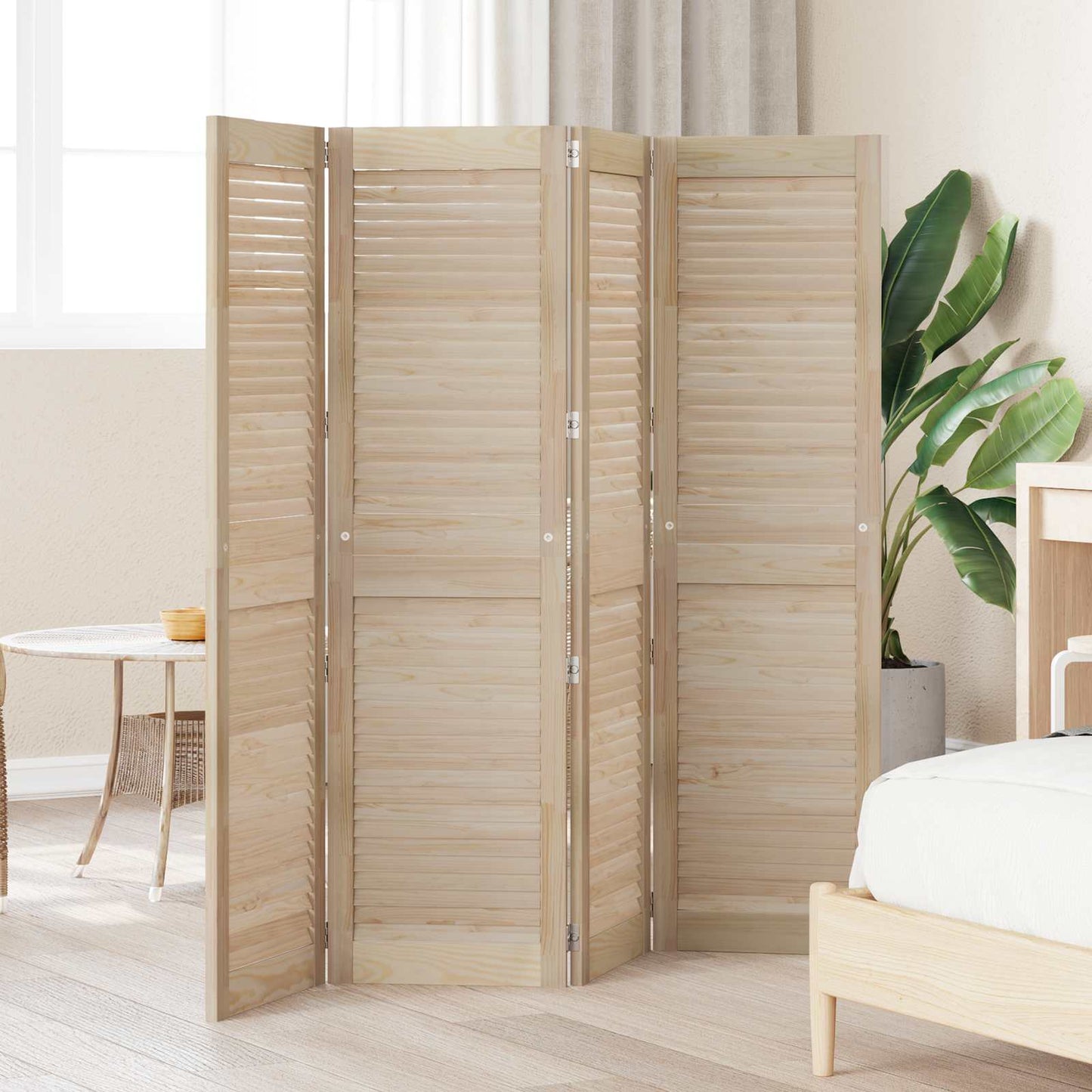 Porta per Armadio 4 pcs Naturale 140,5 x 2,1 x 39,5 cm