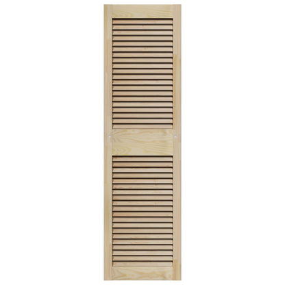 Porta per Armadio 4 pcs Naturale 140,5 x 2,1 x 39,5 cm